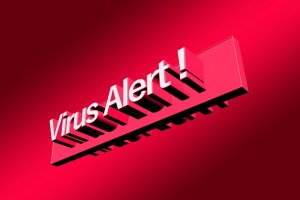 Computer Virus alert message image